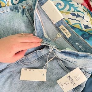 Warp+weft strait leg jeans size 00/24